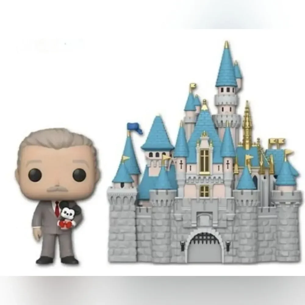 🩵NIB Disney Funko Exclusive 65th Anniversary Walt & Sleeping Beauty Castle - Picture 4 of 14